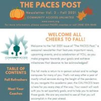 paces newsletter snip