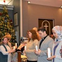 vigil attendees